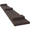 Ekena Millwork Americraft 2-Board (3 Batten) Wood Joined Board-n-Batten Shutters w/ Arch Top, ARW401BQ207X77TBH, PR ARW401BQ207X77TBH - alternate 2